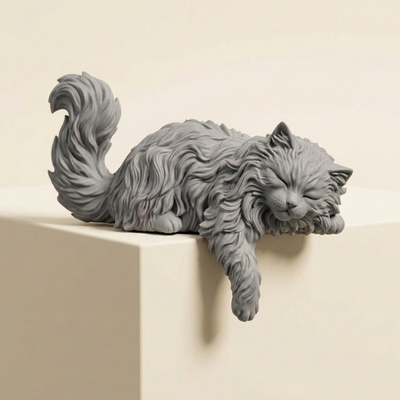 NICOMO ふちで眠るねこ