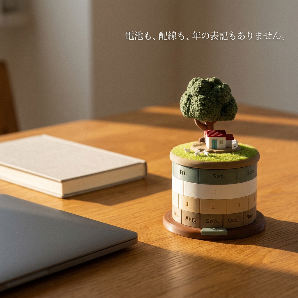 NICOMO 木かげの万年カレンダー