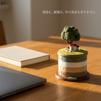NICOMO 木かげの万年カレンダー
