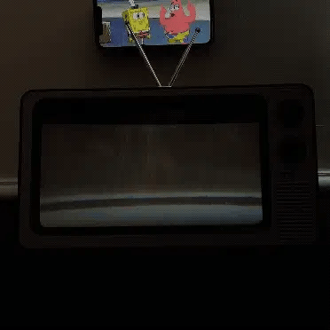 NICOMO レトロTVスクリーン™ スマホ拡大スタンド
